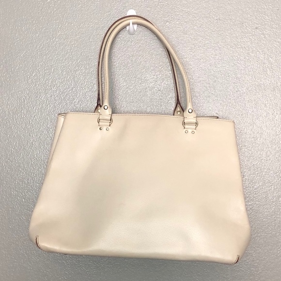 Kate Spade Leather Carryall Shoulder Bag Tote - Picture 3 of 16